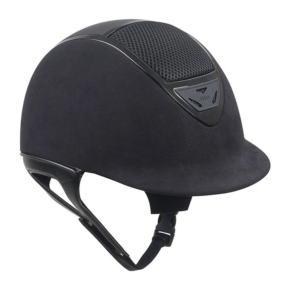 IRH IR4G XLT Riding Helmet - Gloss Frame Helmet/Black Imara Suede - size L